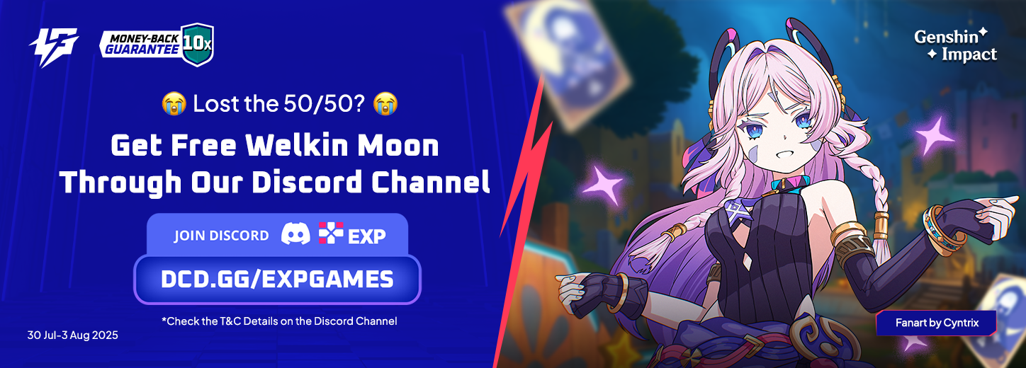 [MY PH SG TH VN] GI Ineffa CItlali Free Welkin Moon 50/50 Discord